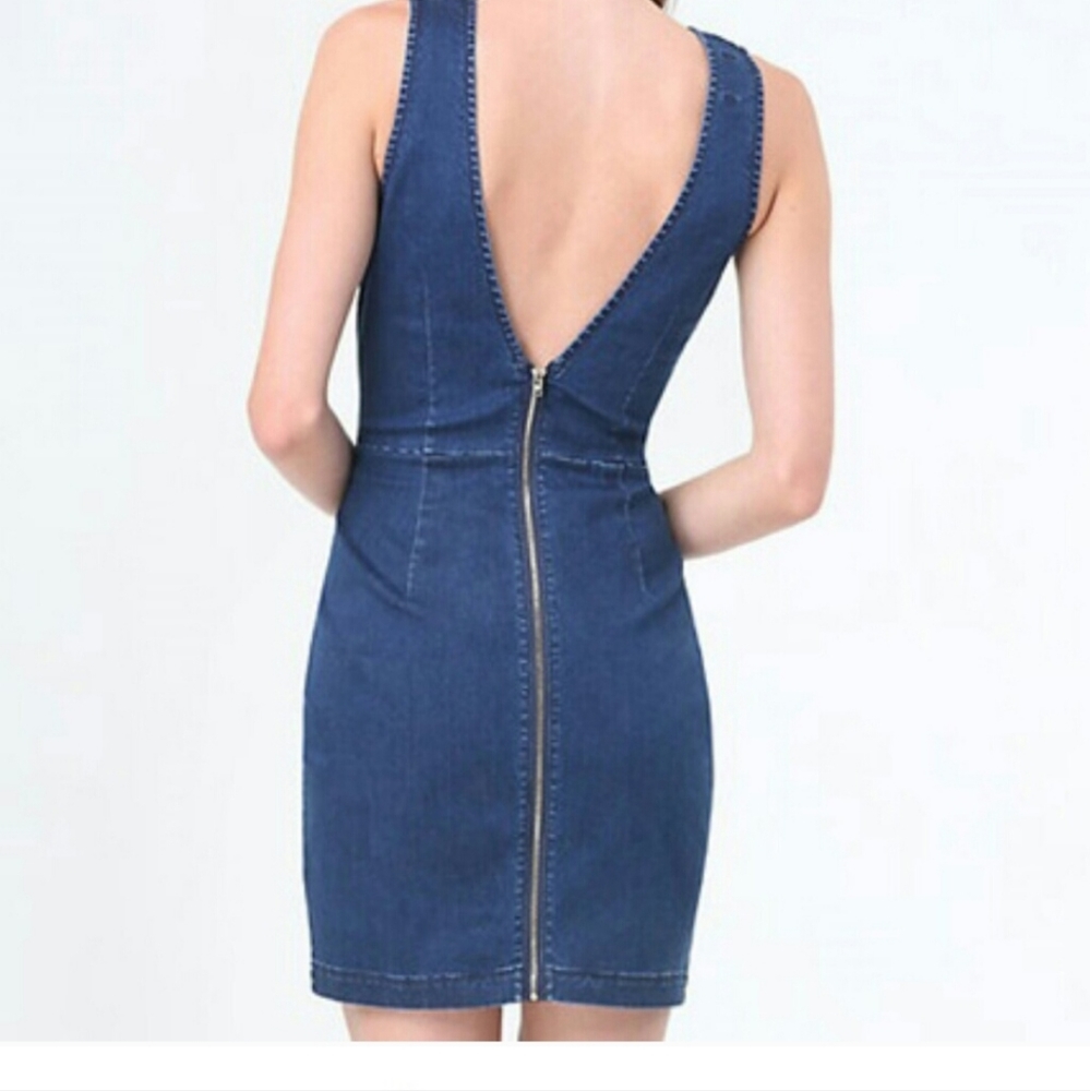 Nwt denim dress - Picture 3 of 6